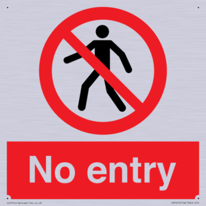 No entry